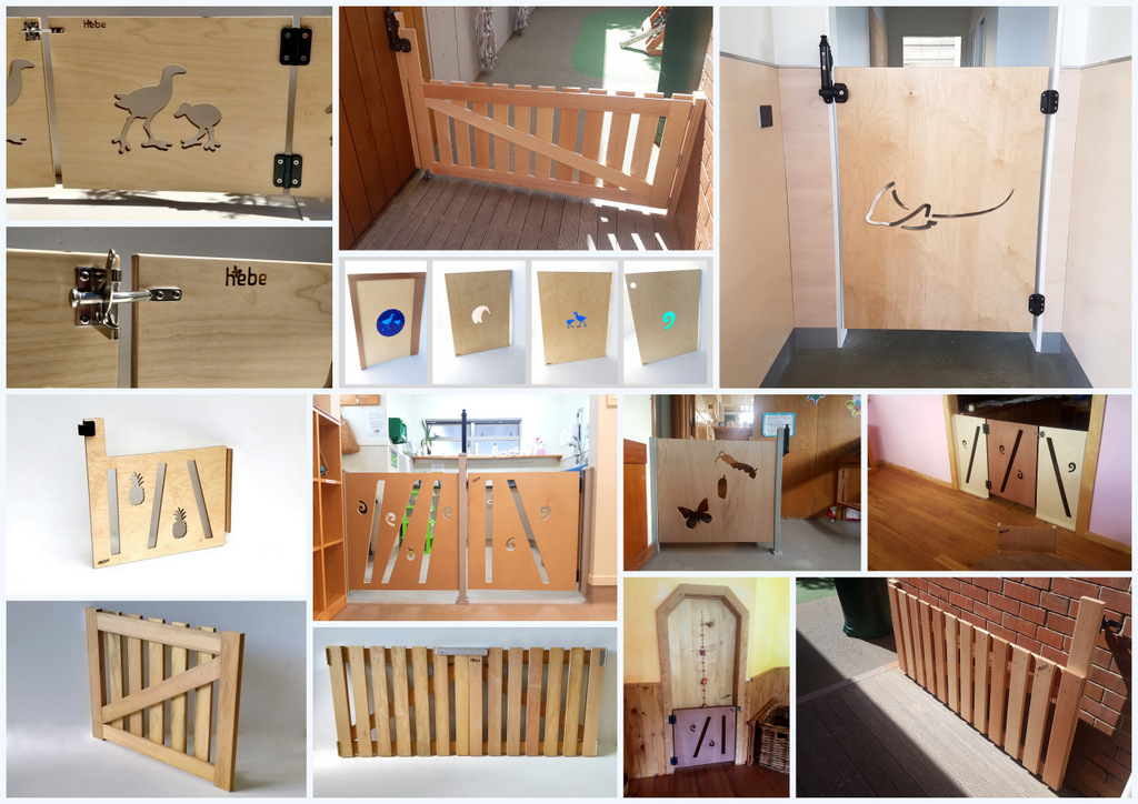 Child Security Gates Wooden Baby Gate Panels Custom Design Hebe Natural Childrens Furniture Childcare Designs NZ