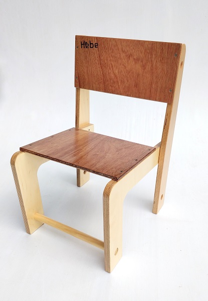 Stackable Seat Hebe Natural Childrens Furniture Wooden Chair NZ WEB